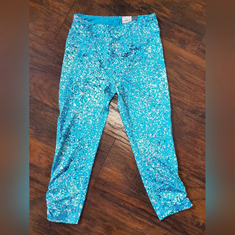 🌻 3/$20 Deal!! 🆕️ NWT Kohl's Kids Leggings - Blue with Multicolor Speckles